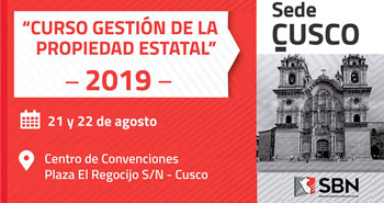 (Curso gratuito) SBN: Gestión de la Propiedad Estatal - Cusco