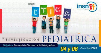 (Curso) INSNSB: Ética en Investigación Pediátrica