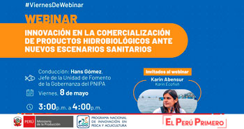 Webinar Gratuito: Innovación de productos hidrobiológicos ante nuevos escenarios sanitarios