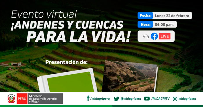 (Evento Virtual) MINAGRI: Andenes y cuencas para la vida