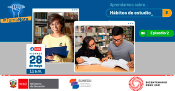 (Charla Gratuita) SUNEDU: Hábitos de estudio y herramientas que te serán de mucha utilidad