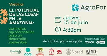 Webinar Gratuito sobre el potencial de las CUSAF en la amazonia