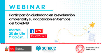 (Webinar Gratuito) SENACE: Participación ciudadana y su adaptación en tiempos del Covid-19