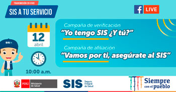 El Seguro Integral de Salud te invita a participar de las campañas de verificación y afiliación