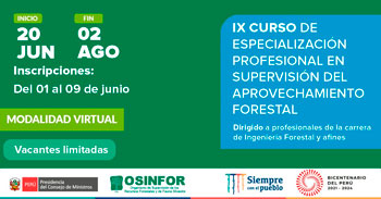 Participa del IX Curso de especialización profesional en supervisión del aprovechamiento forestal