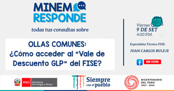 Participa de este evento gratuito y conoce cómo acceder al vale de descuento GLP del FISE