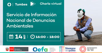 (Charla Virtual Gratuita) OEFA: Servicio de información nacional de denuncias ambientales