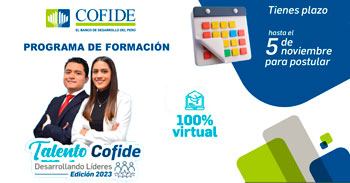 Programa Talento COFIDE 2023 - Formación virtual para estudiantes y recién egresados