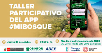 Participa del taller presencial participativo del aplicativo MiBosque