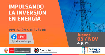 Evento virtual gratuito: Impulsando la inversión en energía 