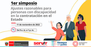 Participa del primer simposio sobre ajustes razonables para personas con discapacidad en la Contratación en el Estado