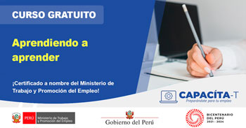 Curso online gratis certificado: Aprendiendo a aprender (Ministerio de Trabajo)