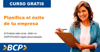 Curso online gratis certificado: Planifica el éxito de tu empresa (BCP)