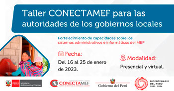 Taller CONECTAMEF para las autoridades de los gobiernos locales