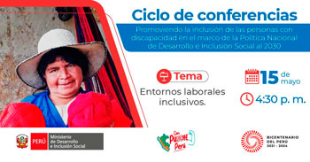 Conferencia online "Entornos laborales inclusivos"