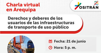 Charla online gratis Derechos y deberes de los usuarios de las infraestructuras de transporte de uso público