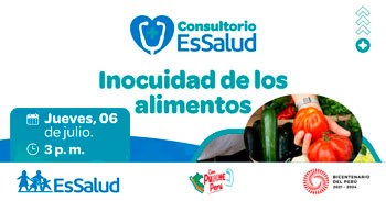 Consultorio EsSalud "Inocuidad de los alimentos"