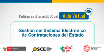 Curso online gratis con certificado "Gestión del Sistema Electrónico de Contrataciones del Estado - SEACE"