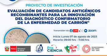 Evaluación de candidatos antigénicos recombinantes para la innovación del diagnóstico confirmatorio