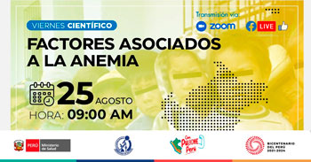 Evento online gratis "Factores asociados a la Anemia" del INS