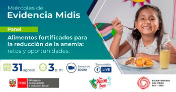 Evento online gratis sobre "Alimentos fortificados para la reducción de la anemia: retos y oportunidades"