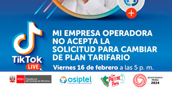 Evento online gratis "Mi empresa operadora no acepta la solicitud para cambiar de plan tarifario" 