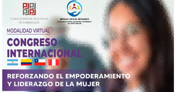 Congreso online "Reforzando el empoderamiento y liderazgo de la mujer" 