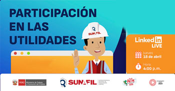 Conferencia online "Participación en la utilidades"  de la SUNAFIL