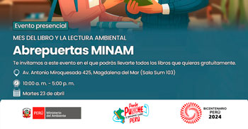 Evento presencial "Abre puertas BIAM" del MINAM