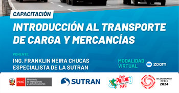 Capacitación online gratis "Introducción al transporte de carga y mercancías"