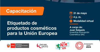 Capacitación online sobre "Etiquetado de productos cosméticos para la Unión Europea"