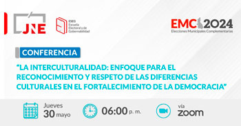 Conferencia online  La interculturalidad: enfoque para el reconocimiento y respeto de las diferencias culturales 