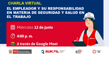 Charla online gratis "El empleador y su responsabilidad en materia de seguridad y salud en el trabajo" 