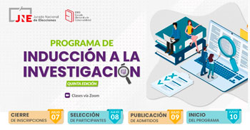 Programa online de Inducción a la Investigación Electoral del JNE - Edición 2024