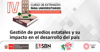 Convocatoria CEU 2024 para universitarios de la Superintendencia Nacional de Bienes Estatales