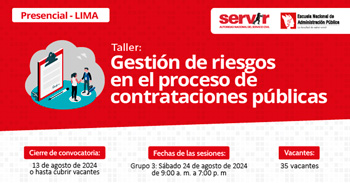 Taller presencial "Gestión de Riesgos en Contrataciones" de la ENAP