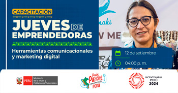 Curso online gratis "Herramientas comunicacionales y marketing digital" del MIMP