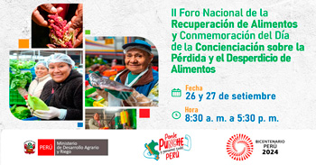 Foro online Recuperación de Alimentos y Conmemoración del Día de Concienciación sobre Pérdida y el Desperdicio