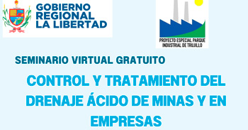 Seminario online gratis "Control y tratamiento del drenaje ácido de minas y en empresas"