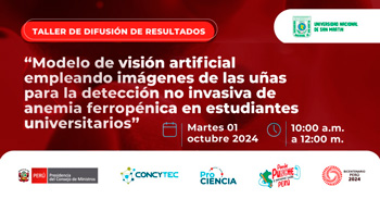 Taller presencial "Modelo de visión artificial empleando imágenes de las uñas para la detección" de ProCiencia