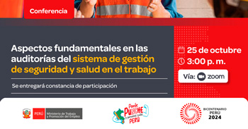 Conferencia online gratis "Aspectos fundamentales en las auditorias del sistema de gestión" del (MTPE)