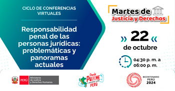 Conferencia online  "Responsabilidad penal de las personas jurídicas: problemáticas y panoramas actuales"