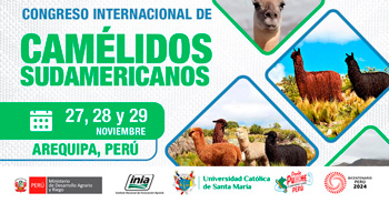 Congreso Internacional presencial "Camélidos Sudamericanos 2024" del INIA