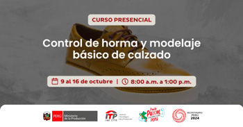 Curso presencial "Control de horma y modelaje básico de calzado" de CITEmadera