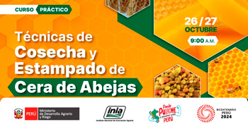 Curso presencial "Técnicas de Cosecha y Estampado de Cera de Abejas"  del INIA