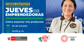 Curso online gratis "Cómo exportar mis productos" del MIMP