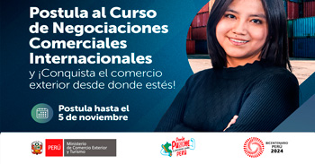 Curso online gratis "Negociaciones Comerciales Internacionales" del MINCETUR