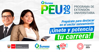 SUNASS PEU 2025 - Programa de Extensión Universitaria de la SUNASS (Convocatoria 2024)