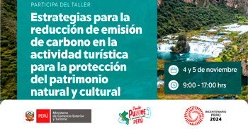 Taller "Estrategias para Reducir la Emisión de Carbono en el Turismo" del MINCETUR