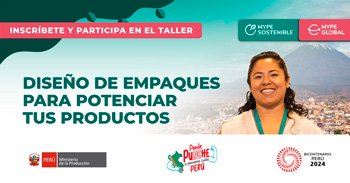 Taller presencial "Diseño de empaques para potenciar tus productos" de PRODUCE